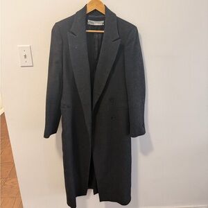 Zara women.Charcoal Trench Coat